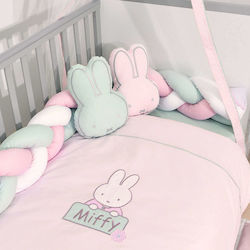 Baby Oliver Set Pentru Patut Miffy Roz 3buc piese