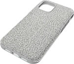 Swarovski High Back Cover Πλαστικό Ασημί (iPhone 12 Pro Max)