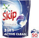Skip 3in1 Ultimate Active Clean Απορρυπαντικό Ρούχων 50 Μεζούρες