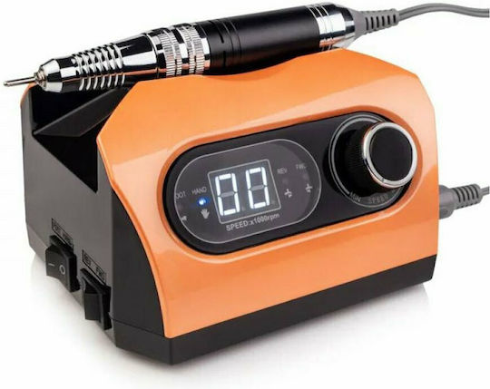 ZS-717 Nagelfräser Strom 65W Orange mit 35000 Umdrehungen pro Minute