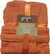 Marwa Kids Hooded Bathrobe ΜΝΧ-2019 Orange