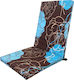 Linea Home Gartenstuhlkissen mit Rückenlehne Cobalt Hellblau 45x105cm