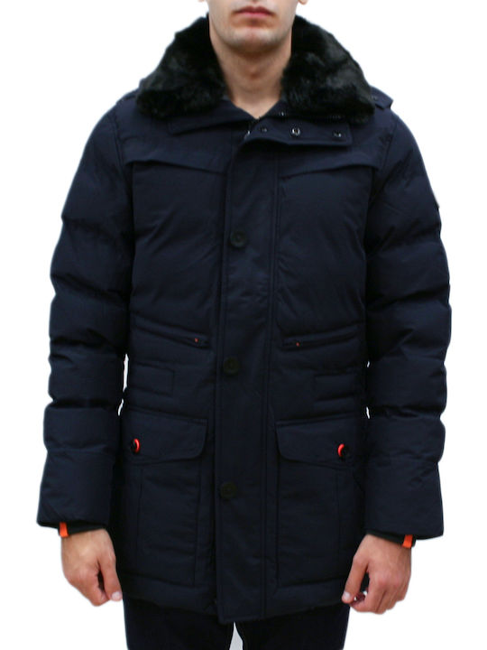 Wellensteyn Casino Winter Jacke Puffer Marineblau