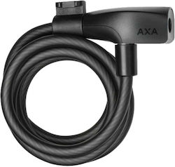AXA Resolute 150/8 Κλειδαριά Ποδηλάτου Κουλούρα με Κλειδί Μαύρη