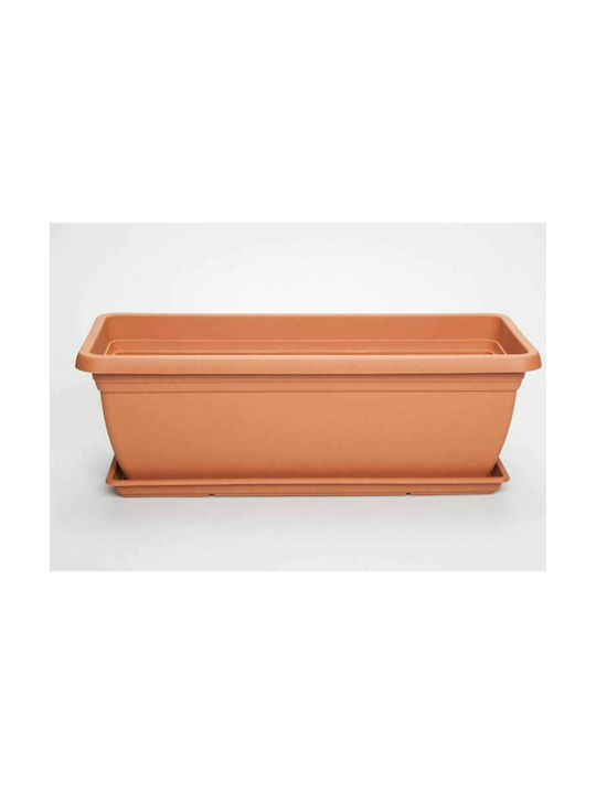 Micplast Mojito 60 Blumenkasten 60x17cm in Orange Farbe 018.0760