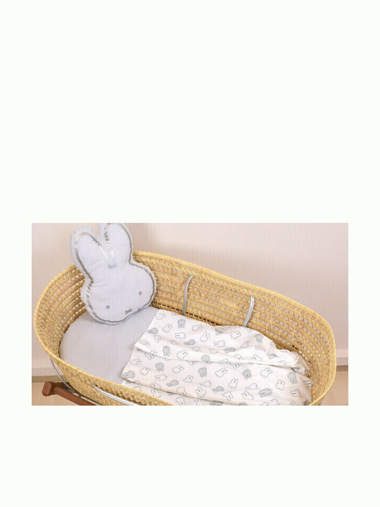 Baby Oliver Παιδικό Διακοσμητικό Μαξιλάρι Miffy Γκρι 25x35εκ.