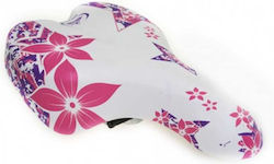 Monte Grappa Bobo Multicolour Bicycle Saddle White/Pink