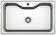 Excel Titan IN 22.080 Drop-In Spüle Inox Satiniert B80xT50cm Silber