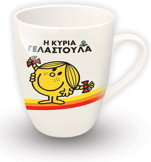 CHartini Poli Frau Gelastoula Keramiktasse Weiße