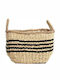 Soulworks Hollie Decorative Basket Wicker with Handles Brown 32x25x31cm