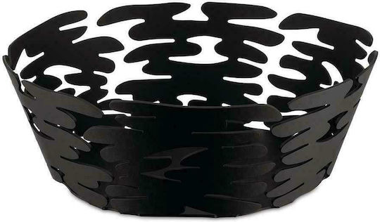 Alessi Fruit Bowl Inox Black 18x18x6.5cm