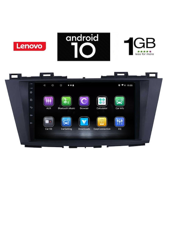 Lenovo X5835 Ηχοσύστημα Αυτοκινήτου για Mazda 5 (Bluetooth/USB/AUX/WiFi/GPS) με Οθόνη Αφής 9"