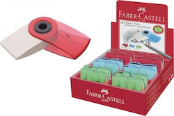 Faber-Castell Eraser for Pencil and Pen Mini Sleeve (Μiscellaneous colours) 1pcs