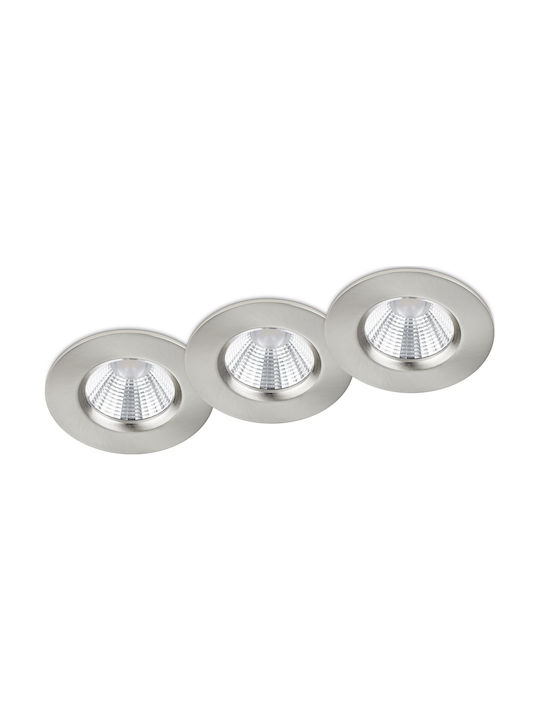 Trio Lighting Zagros Στρογγυλό Μεταλλικό Χωνευτ...