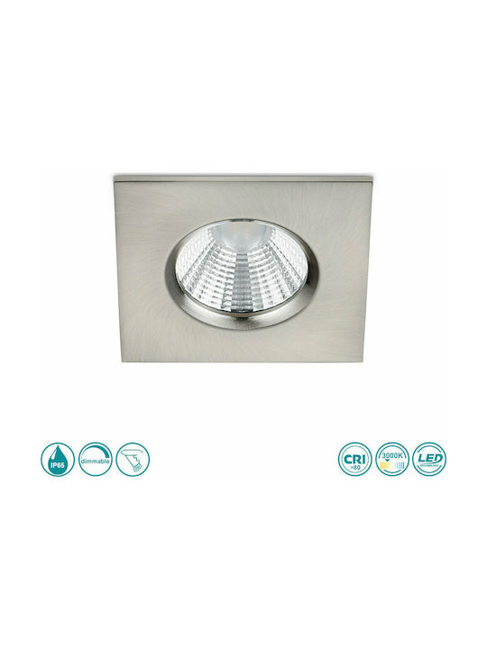 Trio Lighting Zagros Τετράγωνο Μεταλλικό Χωνευτ...