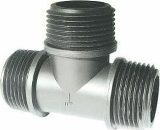 Palaplast 3311/0333 T Shaped Connector Pipe with Male Thread 25.4mm