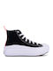 Converse Παιδικά Sneakers High Chuck Taylor All Star Move Black / Pink Salt / White