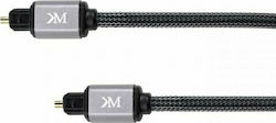Kruger & Matz Optical Audio Cable TOS male - TOS male 2m (KM0321)