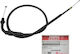 Federal Motorcycle Throttle Cable Supra-X 125