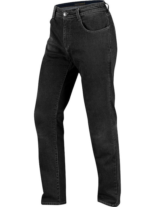 Nordcap Jeans Kevlar Ανδρικό Παντελόνι Μηχανής 4 Εποχών Μαύρο