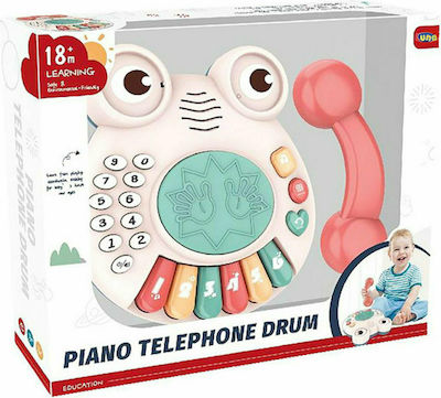 Luna Phone Toy Τηλέφωνο with Music and Sounds for 18++ Months