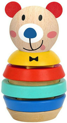 Tooky Toys Stacking Toy Πυραμίδα Ταξινόμησης made of Wood for 24++ Months