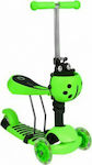 Kids Scooter Foldable 3-Wheel with Seat Green