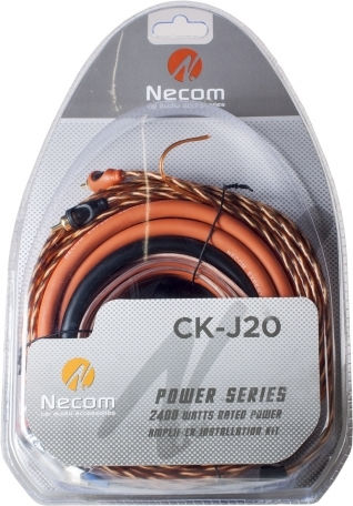 Necom Σετ Καλωδίων Ενισχυτή Αυτοκινήτου CK-J20
