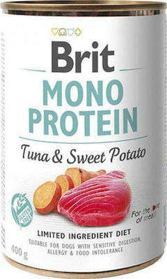 Brit Mono Protein Canned Wet Dog Food with Tuna Fish 1 x 400gr