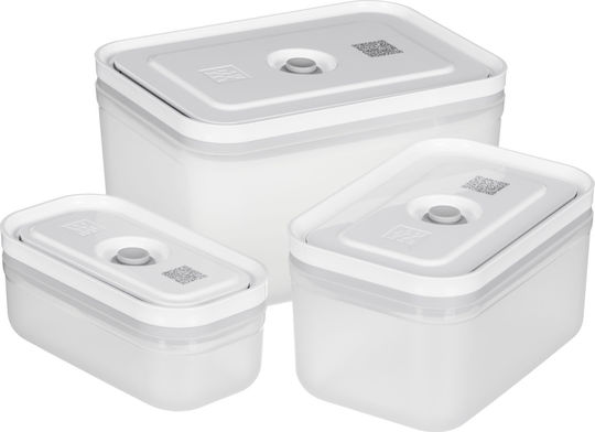 Zwilling J.A. Henckels Комплект Бели Пластмасови Кутии За Храна 3 Бройки