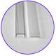 Adeleq LED Strip Accessory Matte für eingelassenes Aluminiumprofil (2m) Recessed Mounting 30-055622
