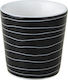 Dutch Rose Loft Eierbecher aus Porzellan Schwarz 1pcs