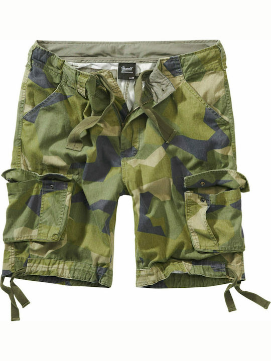 Brandit Men's Shorts Cargo Swedish Camo