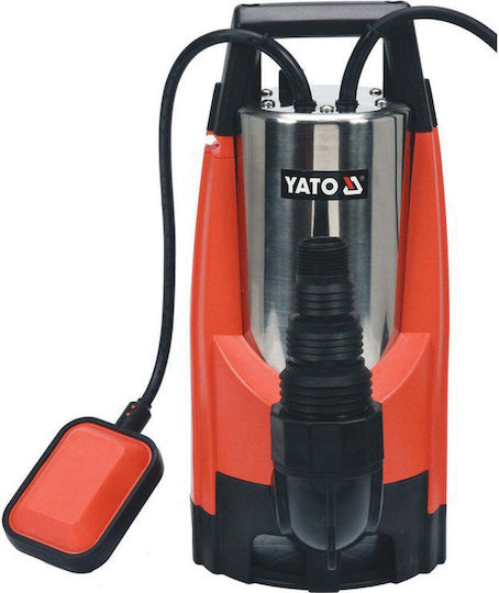 Yato YT-85343 Μονοφασική Αντλία Ακαθάρτων / Λυμάτων 1.5hp με Φλοτέρ YT-85343