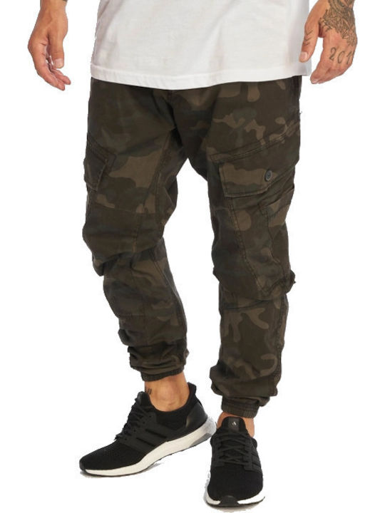 Παντελόνι Cargo Ελαστικό σε Slim Εφαρμογή Dark Camouflage