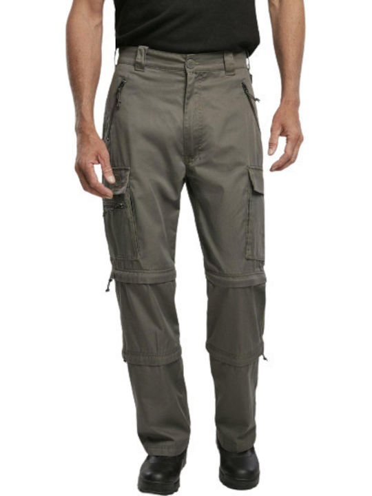 Brandit Savannah Trousers Cargo in Loose Fit Olive
