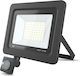 Forever Light PROXIM II Водоустойчив LED Прожектор 50W Неутрално Бяло 4500K с Motion Sensor IP66