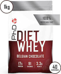 PhD Diet Whey Πρωτεΐνη Ορού Γάλακτος με Γεύση Belgian Chocolate 1kg