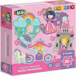 Kids Puzzle Princess for 3++ Years 28pcs Luna