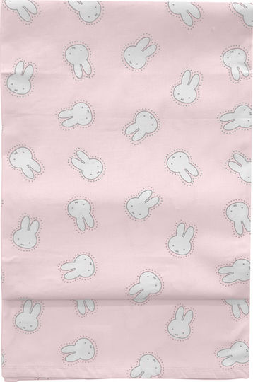 Miffy Πάνα Αγκαλιάς Ροζ 80x80εκ.