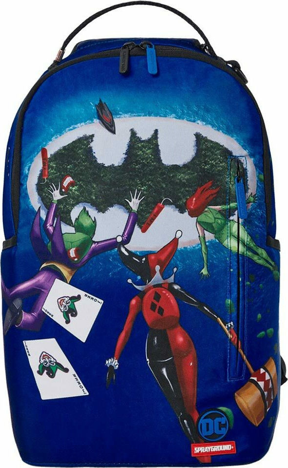 Sprayground Batman Island Σχολική Τσάντα Πλάτης Γυμνασίου Λυκείου