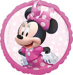 Balloon Foil Minnie Round Pink 43cm