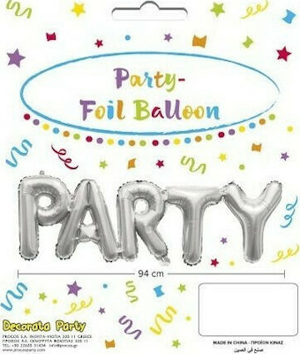 Balloon Foil Letter Silver