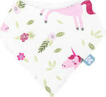 Kikka Boo Unicorn Bandana Fabric with Button Pink