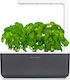 Click and Grow The Smart Garden 3 Blumenkasten Selbstbewässerung / Beleuchtet 32x23cm in Gray Farbe