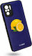Egoboo Glass Back Cover Σιλικόνης Μπλε (Redmi N...