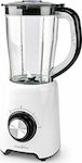 Nedis Mixer für Smoothies mit Glasbehälter 1.5Es 800W Weiß