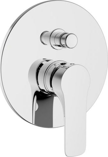 Ottone Meloda Vera pentru Cadă 2 ieșiri Chrome