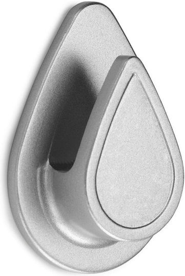 Inofix Water Drop 2193-7 Haken Badezimmer Einzeln Aufkleber ​5.2x1.6cm Weißes