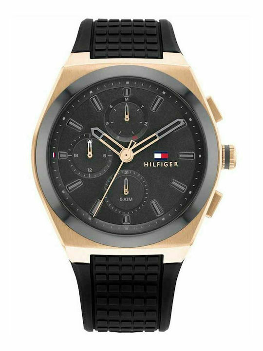 Tommy Hilfiger Connor Ρολόι Μπαταρίας με Καουτσούκ Λουράκι Tommy Hilfiger Connor Ρολόι Μπαταρίας με Καουτσούκ Λουράκι